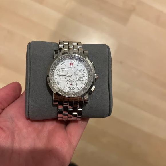 Michele Accessories - Christmas Gifts Silver Stainless Steel Watch